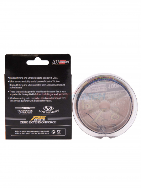 Шнур плетёный AWEES PE-X8 CAMO Mix 100м.
