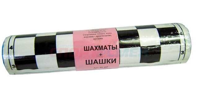 Набор игр 2 в 1 MPS 02-107 шашки+шахматы с доской в тубе